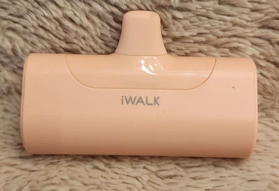 Cargador Portátil Extensor de Batería iWalk Rosa Conexión USB-C Nunca Usado Foto 1 de 4