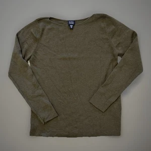 Vintage Eileen Fisher Wollpullover Oberteil Gr. S grün italienisches Garn Lagenlook Shirt - Bild 1 von 4