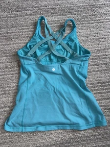 LULULEMON  Criss-Cross Strap Tank Top Size M - Picture 1 of 3
