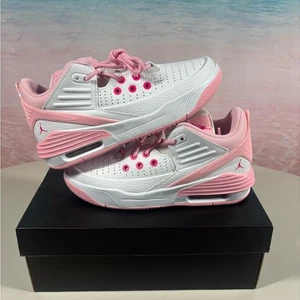 Jordan Max Aura 5 (GS) white/soft pink 6y nwb - Picture 1 of 8