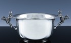 GREAT 1937 ART DECO MAPPIN & WEBB STERLING SILVER JOCKEY HOBBY HORSE FIGURAL CUP