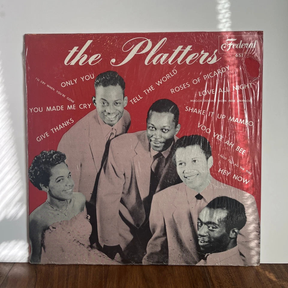 SEALED Federal 651 Platters 1957 Doo Wop Grail MEGA RARE OG LP Turquoise MINT Foto 1 de 4