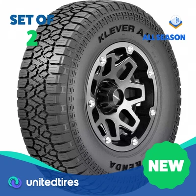 Set of (2) New LT 285/75R16 Kenda Klever A/T2 KR628 126/123R - Image 1 of 4