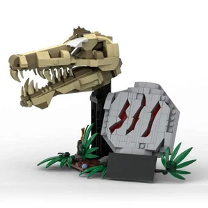 Jurassic Park T-Rex Skull Model Building Blocks Toy 95 PCS MOC for Kids - Picture 1 of 4
