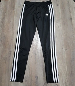 adidas black and white joggers/active pants size 13/14y Large Youth Climacool - Picture 1 of 2