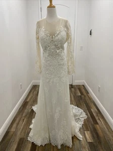 Wedding Dress Mori Lee Vintage Lace Dress Size 20 - Picture 1 of 11