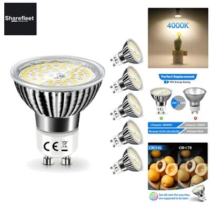 Wowatt 10W LED GU10 Blanco Neutro 4000K Reemplaza 120W Lámpara Halógena GU10 10... - Imagen 1 de 10