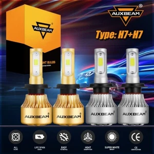For Mercedes-Benz R350 2006-2009 4x 6500K LED Headlight Kit High &Low Beam Bulbs - Picture 1 of 12