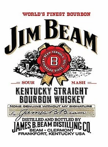 Jim Beam small steel sign 200mm x 150mm (og)    - Picture 1 of 1