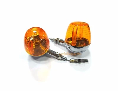 Pair For Kawasaki A1 A1SS A7 A7SS Samurai Avenger Front Turn Signals Indicators  - Изображение 1 из 2