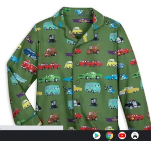 Size 2 Cars 2 Piece Pajama Set NWT Disney Store - Picture 1 of 3