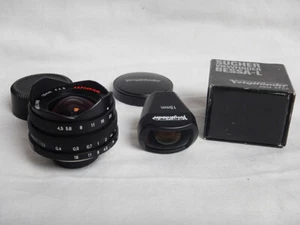 Voigtlander 15mm f4.5 M39 Super Wide Heliar ASPHERICAL + 15mm Finder Leica - Foto 1 di 10