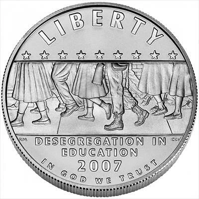 2007 Little Rock Central High Desegregation Silver Commem Dollar Cover