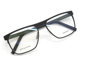 BLACKFIN TRENTON BF968 Col. 1024 Matte Black/Olive Titanium 55mm Eyeglasses - Picture 1 of 6