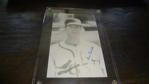 3.5 X 5.5 B & W POSTCARD AUTOGRAPHED BY BILL ENDICOTT