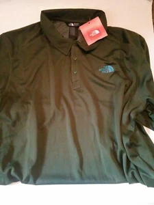 The North Face Men Mens T-shirt Polo Shirt - TNF Green Size XL Large New NWT - Picture 1 of 12