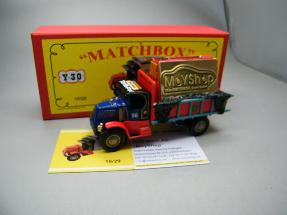 Matchbox MoY Code 2 Y30 Leipzig Treffen Feuerwehr mit Gold 1/5 rote Box - Bild 1 von 3