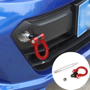 Anillo de gancho de remolque rojo remolque delantero trasero aluminio para Toyota 86 Subaru BRZ - Imagen 1 de 10