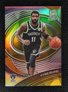 2020-21 Panini Spectra Variation Gold Prizm 6/10 Kyrie Irving #98