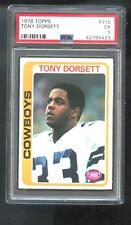 1978 Topps #315 Tony Dorsett ROOKIE RC PSA 5 Graded Football Card NFL Cowboys