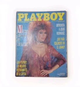 PLAYBOY #28 Moria Casan Vintage Spanish Magazine Argentina 1987 - Picture 1 of 1
