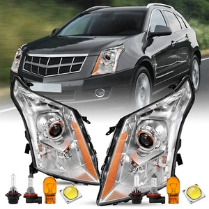 For 2010-2016 Cadillac SRX Luxury/Premium Projector Headlights LH+RH w/Bulbs - Picture 1 of 9