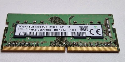 1 x 8GB DDR4 Hynix HMA81GS6AFR8N-UH Laptop Memory RAM PC4 2400MHz 260-pin - Image 1 of 3