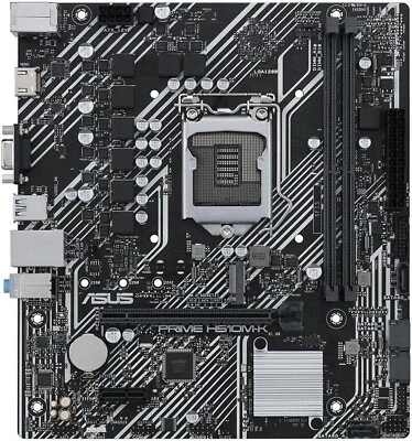 ASUS PRIME H510M-K 10th/11th H510 LGA 1200 M.2 DDR4 MicroATX Motherboard Tested - Image 1 of 4
