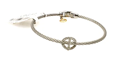 Alor 18Kt White Gold and Stailess Steel Bangle NWT - Image 1 of 4