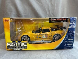 NEW Yellow 2005 Corvette C6-R, 1:24 Scale Diecast, Bigtime Kustoms by Jada - Picture 1 of 6