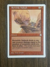 Rockslide Ambush LP Portal Three Kingdoms PTK MTG