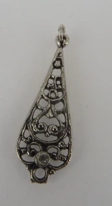 Neugablonz Dieter Knobloch: Anhänger im Jugendstil mit Diamant (103470) - Picture 1 of 3