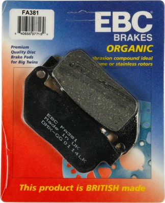 EBC Standard FRONT Brake Pads. Harley Davidson XL 883 R Sportster R 2005-09 Foto 1 de 1