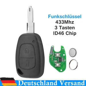433MHz Funk Schlüssel für Opel Vivaro 2003 2004 2005 2006 2007 2008 2009 2010 - Bild 1 von 8