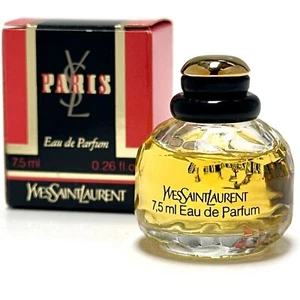 Vintage YVES SAINT LAURENT PARIS Eau De Parfum  7.5ml Mini Perfume Splash NIB - Picture 1 of 1