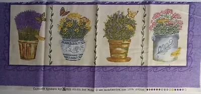 "Cultivate Kindness" by Moda Cotton Fabric Panel 22.5"x9" overall  ea pic 6.5x5 - Image 1 of 4