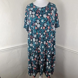 Seasalt Killow Tunic Top Navy Floral Print Jersey UK 20 BNWT - Picture 1 of 18