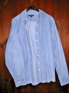 Lands end Cordhemd Cordbluse Cordjacke Blau Gr. L - Bild 1 von 5