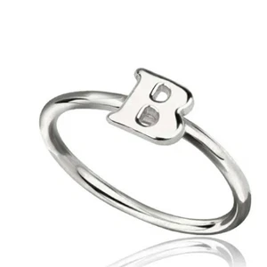 925 Sterling Silver Personalized Initial Ring Handmade Midi Name Jewelry Gift s8 - Picture 1 of 7