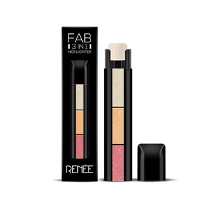 RENEE Fab 3 in 1 Long lasting Highlighter For Face Makeup 4.5g - Picture 1 of 6