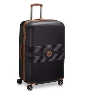 DELSEY PARIS FLANERIE SE 19" CARRY-ON SPINNER BLACK HARDSIDE LUGGAGE NEW NWT - Picture 1 of 12
