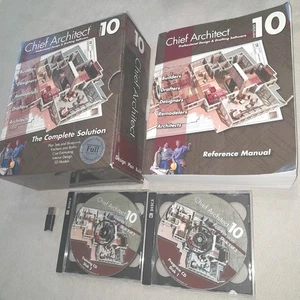 Chief Architect 10 Professional Design Drafting Software Training CD ROM SET - Afbeelding 1 van 13