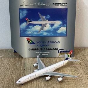 GeminiJets 1:400 SAA Airbus a340-600 Model - Picture 1 of 7