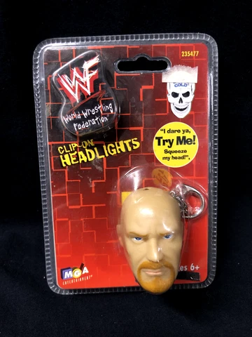 WWF-World Wrestling Federation Stone Cold Steve Austin Clip-On Headlights Cover