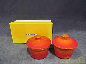 Le Creuset Orange Rum Can S Set With Lid