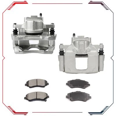 Pinzas de freno delanteras con soporte pastillas de cerámica para Jeep Liberty Wrangler 2008-2012 Foto 1 de 3