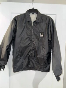 VTG Caterpillar Satin Jacket Louisville Sportswear Brand Size Medium - Picture 1 of 10