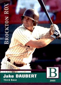 2005 Brockton Rox Grandstand #18 Jake Daubert Toms River New Jersey NJ Card
