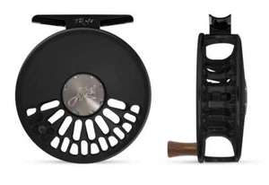 Abel TR 4/5 Fly Reel ( 4-5 WT Cick Pawl ) - Black with Rose Wood Handle - Picture 1 of 1
