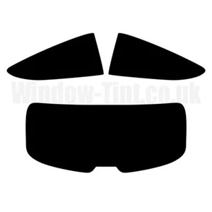 Pre Cut Window Tint for Vauxhall Astra 3-door 2010-15 (J) 5% Limo Black Rear - Picture 1 of 10